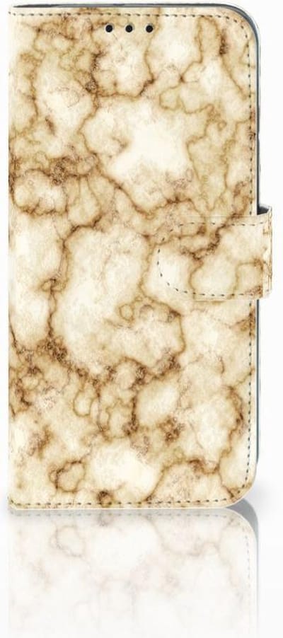 Honor 10 Lite Bookcase Marmer Goud
