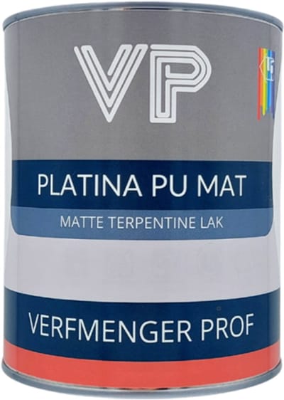 VP Platina PU Mat 1 liter RAL 7021 Mengkleur