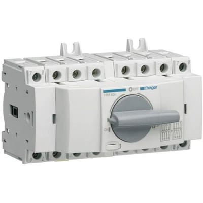 Hager HIM404 KVM-Umschalter Omschakelaar voor belasting 4-polig 40 A 415 V