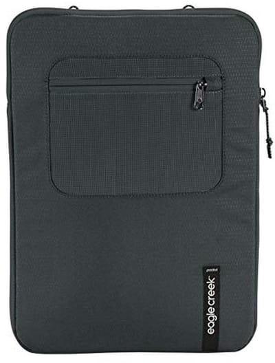 L Laptoptas met Opbergvak - Zwart