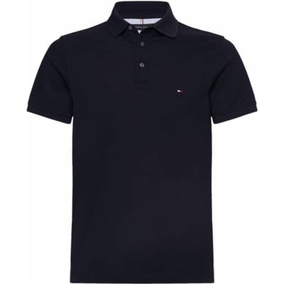 Tommy Hilfiger - 1985 Poloshirt Donkerblauw - Slim-fit - Heren Poloshirt Maat M