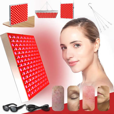Vitdipy - Infraroodlamp - Red Light Therapy - 660nm & 850nm - 225 LED Bulbs - Gezicht - Collageen - Pijnverlichting - Huidpenetratie