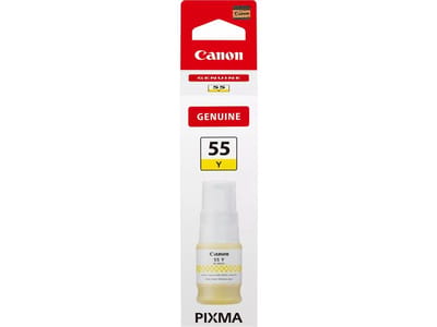 Originele Canon inktfles GI-55 Y (6291C001), 40 ml, tot 3000 pagina's, geel