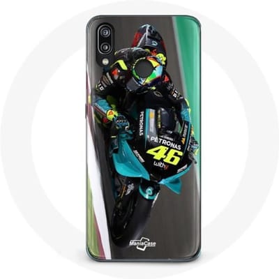 Coque pour Huawei P20 Lite - Valentino Rossi - Souple - Noir - Sportif - Protection