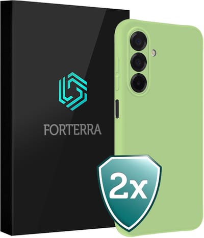 Hoesje 2 Stuks - Geschikt voor Samsung Galaxy A17 - Sterk & Shockproof - Back Cover - Case Siliconen - Telefoon Hoes - Groen