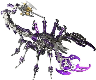 3D Metalen Puzzel Schorpioen - Puzzelset Metaal - Adventskalender 2022 - Volwassenen - Geschenk - Ornamenten - Metalen Schorpioen - 200 Delen