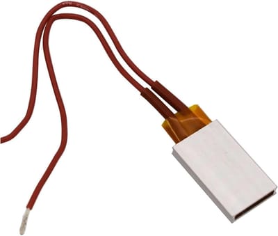 Verwarmingselement Set - PTC Heater - Apparaten Verwarmen - Thermostaat Controle - 35x21x5 mm - Aluminium