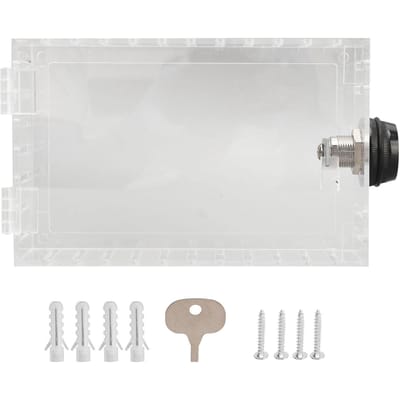 Thermostaat Lockbox Universeel Groot Transparant Thermostaat Beschermkap voor Thermostaat aan de Muur