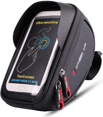 Telefoonhouder fiets - Universeel - Waterdicht - Opbergruimte - tot 6 Inch