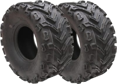 ATV Quad Banden - Quad Banden Set - Weggebruik - E-Gemarkeerd Weg Legaal - 22x10.00-9 - Zwart