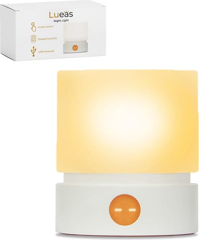 Lueas® Draadloze Tafellamp LED – Draadloze Lamp Nachtkastje - Mini LED Lamp – Oplaadbare Accu – Met Timer – Sfeerlamp – LED Lamp Met Dimfunctie