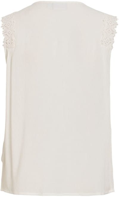 VILA - VILINDY O-NECK S/L TOP/PB - Dames - Blouses