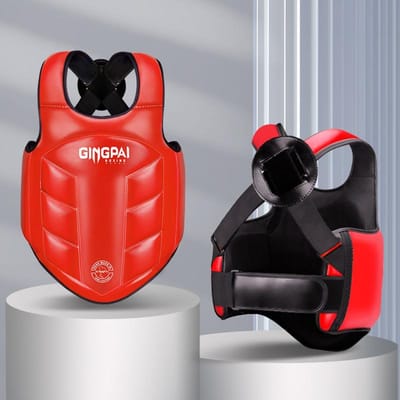 Gilet de protection intégrale pour la boxe, plastron, équipement pour enfants MMA Kick Sanda Arts Martiaux Taekwondo Entraînement Karate Muay Thai Uniforme S 105-135cm