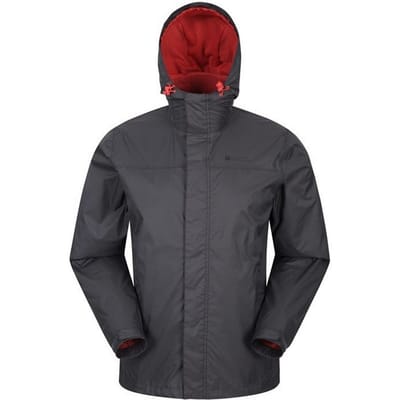 Mountain Warehouse Torrent Waterdichte Jas voor heren (Donkergrijs)