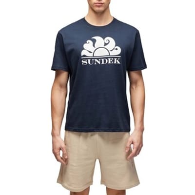 T-shirt Korte Mouw Sundek New Simeon Logo