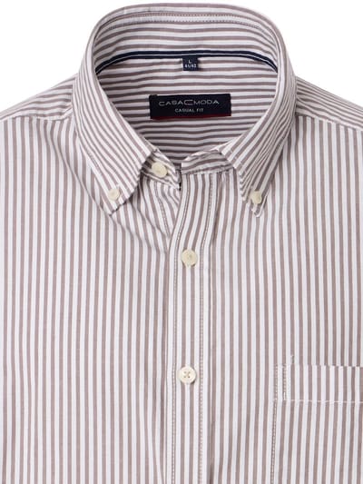 Casa Moda Casual Gestreept Overhemd Button Down Boord - XXL