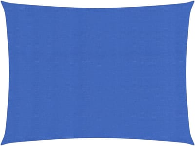 vidaXL - Zonnezeil - 160 - g/m² - rechthoekig - 4x5 - m - HDPE - blauw