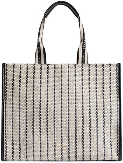 Ted Baker Riveren Woven Webbing Shopper Navy Crème