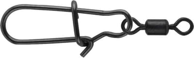 Spro Black Rolling Swivel & Fastlock-Snap (10 pcs) - Maat : 6