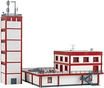 Modelbouwset Brandweer - Diorama Gebouw - Hobby Project - Gedetailleerd Ontwerp - Schaal 1:87 - Divers