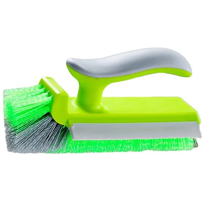 Brosse de nettoyage multifonctionnelle pour les coins, brosse à récurer pour baignoire, carrelage, sol, brosse multifonctionnelle pour les interstices