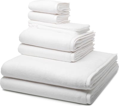 Ross Sonstiges 2 X washandjes 2 X gasten- 2 X douche- 2 X handdoek - in set 8 pack Sensual Skin