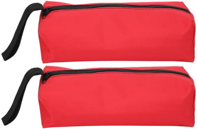 Dailygoods- Gereedschapstas Draagbaar - 2 Stuks - Multifunctionele Opbergtas - Polyester 600D - Opslaggereedschap - Afmetingen 25 x 8,5 x 7 cm