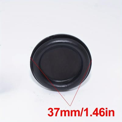 2X Universele Achterruitenwisser Verwijderingsplug Dop Stop Verzonken Grommet Raamafdichting Blanke Afdekking Afsluiting Achterklep 37mm black
