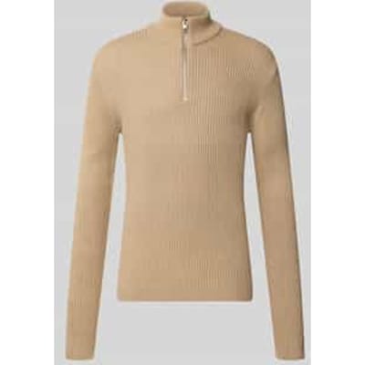 JACK & JONES - JJPANNEL KNIT HALF ZIP AW26 Heren Trui