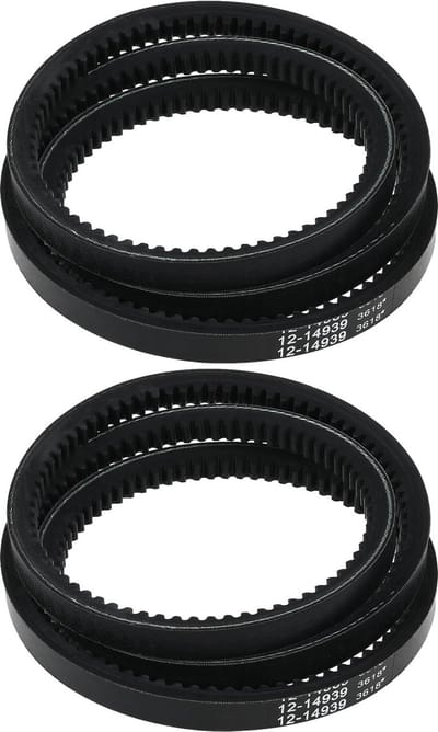 JHUBERS- Aandrijfriem 51 inch - 2 Stuks - Rubber - Compatibel met Hustler Raptor - Raptor Limited - Raptor SD/Raptor SDX - Hoge efficiëntie - Grasmaaier Riem