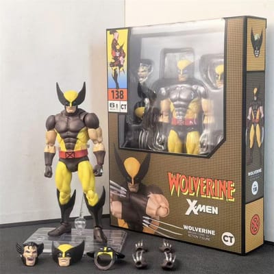 Op Voorraad Ct Toys Hellverine Figuur Wolverine Mafex 096 138 X-Men Anime Actiefiguur Figuurtje Standbeeld Model Collectie Speelgoed Cadeau CT Factory gray