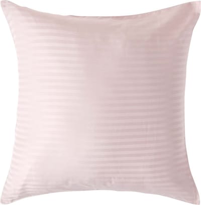 Homescapes Satijn Streep Katoen Kussensloop 60x60 cm – Lila – 100% Egyptisch Katoen – Draaddichtheid 330