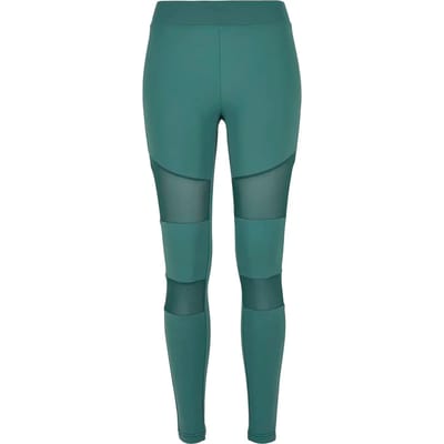 Urban Classics - Tech Mesh Sportlegging - XS - Groen