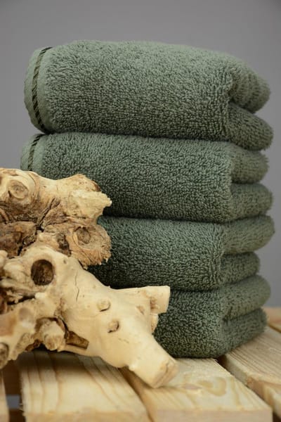 ARTG® Towelzz - XXXL Strandhanddoek - BIG TOWEL - 100% Badstof - Katoen - Legergroen - Army Green - 100 x 210 cm