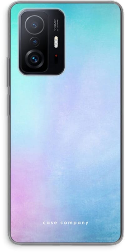 Case Company® - Hoesje geschikt voor Xiaomi 11T hoesje - Mist pastel - Soft Cover Telefoonhoesje - Bescherming aan alle Kanten en Schermrand