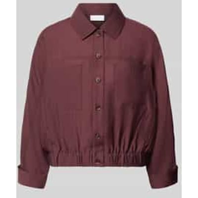 Regular fit blouson van materiaal mix met viscose, wol-aandeel model 'B076'