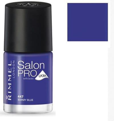 Rimmel London Salon Pro With Lycra Nagellak - 447 Barmy Blue