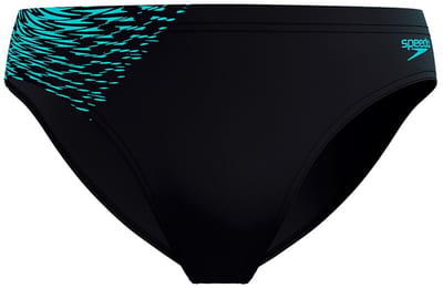 SPEEDO - eco+ tech panel 7cm bla/grn - Zwembroek kort heren - Zwart