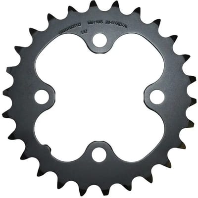 Shimano Deore FC-M590/FC-M591 Kettingblad 26T - Binnenblad - 9-Speed - 64 mm BCD - Zwart