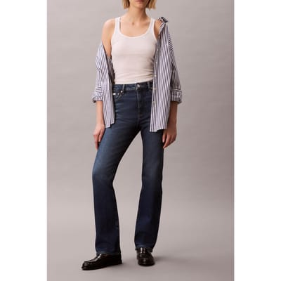 Calvin Klein Skinny Boot Jeans Midtown Blue Taglia: W26 Short | Jeans Outlet | Donna | Blu