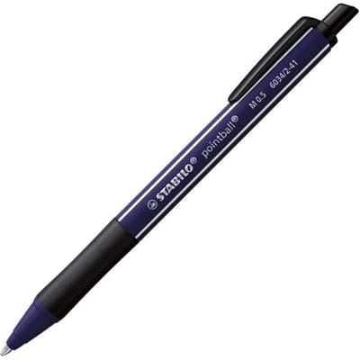 STABILO® puntbal balpen NatureCOLORS Wildflower, lijndikte 0,5 mm, schrijfkleur blauw, loopkleur blauw, navulbaar, 1 stuk