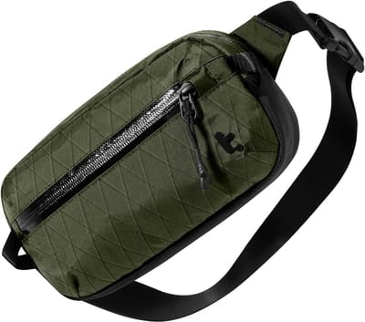 tomtoc X-Pac Schoudertasche Unisex 1.5L, Draagbare Reistasche/Rugzak voor Reizen, Dagelijks Gebruik & Outdoor, RFID-Bescherming, (Compacte Borsttasche/Gordeltas)