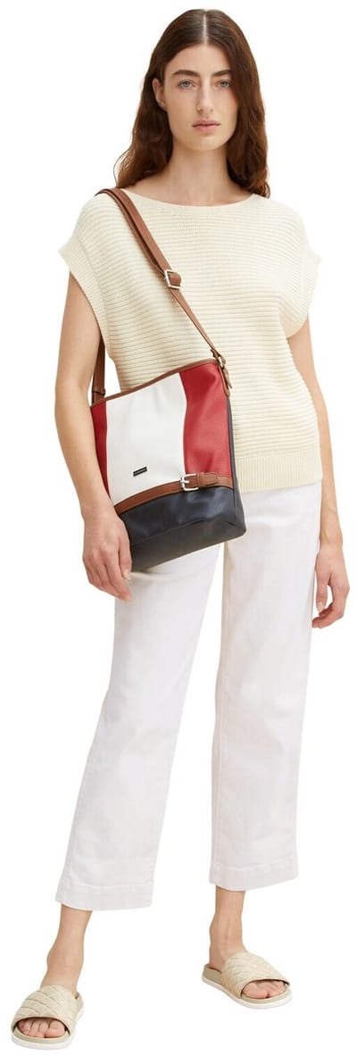 Tom Tailor - TTJUNA buideltas met riemelement - Maat ONESIZE - mixed maritim