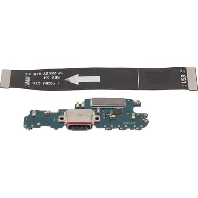 Telefoon Oplaadpoort Dock Connector USB met Hoofdbord Aansluiting Flex Kabel Reparatiegereedschap voor black