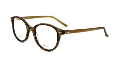 Safilo CERCHIO 02 Tr olive green mustard spotted 48/21/140 WOMAN Brilmonturen