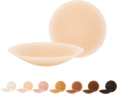 BOOBEES Silicone Nipple Covers - Size M - 10cm - Biscuit