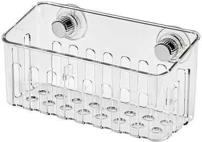 Dailygoods- Sponshouder met grote capaciteit - Keuken Organizer - Gootsteen Organizer - Antislip Zuignap - Eenvoudige installatie - Ventilatie en afvoer - Keukenorganizer