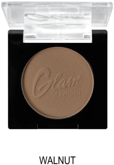 Glam of Sweden - Mono Oogschaduw - Matte - Licht Bruin - Eyeshadow - Walnut - 1 Doosje met 2,5 g inhoud