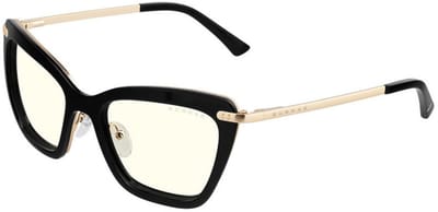 GUNNAR - ANNA Gaming Bril - Computerbril - Blauw Licht Bril - Blue Light Glasses 0.2 Sterkte - Onyx - Amber