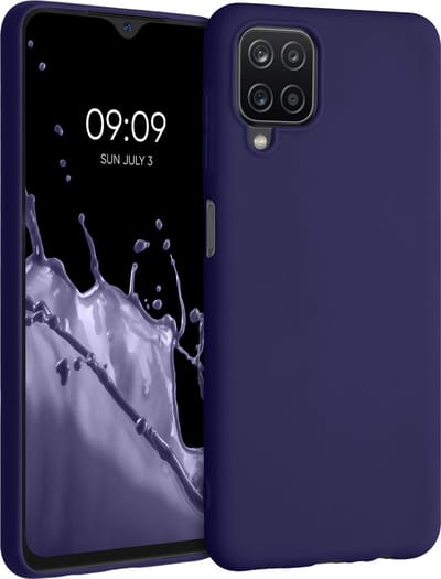 kwmobile telefoonhoesje geschikt voor Samsung Galaxy A12 - Hoesje voor smartphone - Back cover in deep ocean